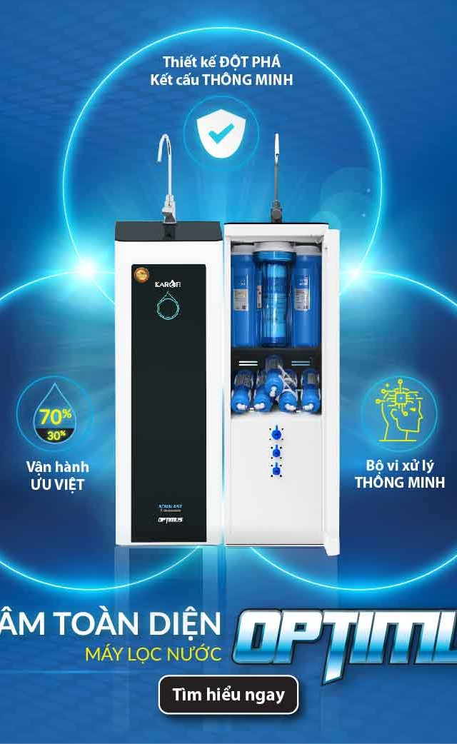 Nên mua máy lọc nước Karofi Optimus hay Karofi iRO cho gia đình?