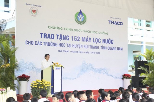 Nguyên chủ tịch nước Trương Tấn Sang tặng 152 máy lọc nước cho tỉnh Quảng Nam 1